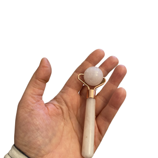 Eye Roller Quarzo Rosa per Occhi Riposati PelleBio