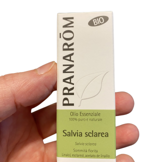 Salvia Sclarea Sommità Fiorita Bio Olio Essenziale 5 ml