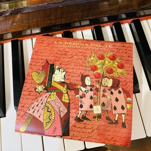 Alice Busta Tè 5 filtri con Regina di Cuori