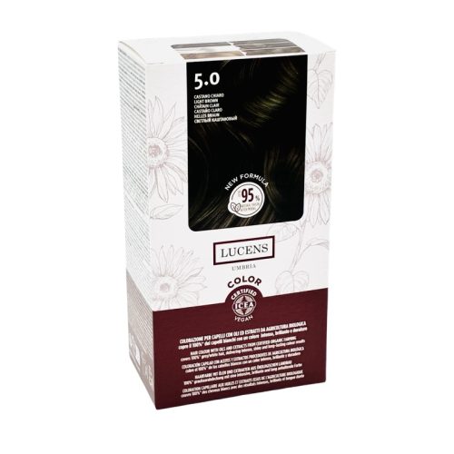 Tinta Capelli Colore Castano Chiaro Numero 5.0 New Formula Lucens Umbria