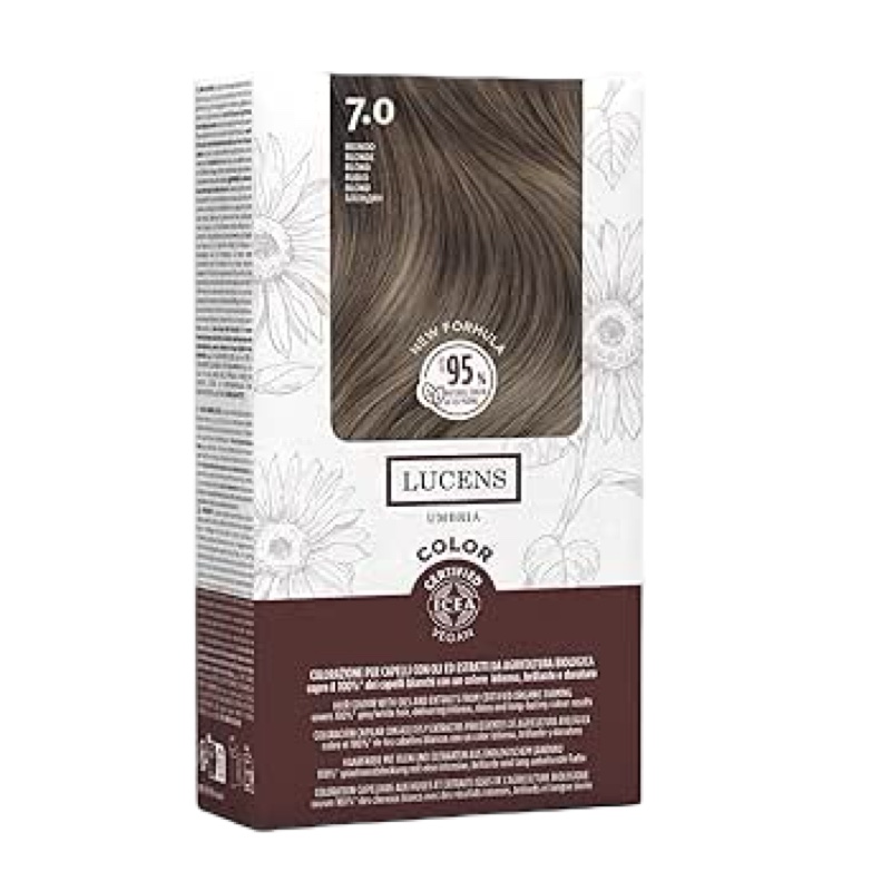 Tinta Capelli Colore Biondo Numero 7.0 New Formula Lucens Umbria