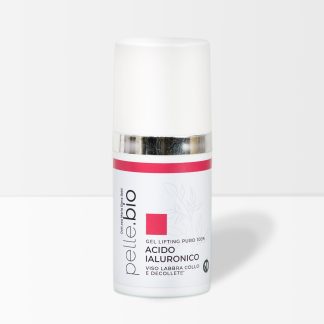 Acido Ialuronico Gel Lifting Puro Viso Labbra Collo Decolletè 30 ml PelleBio