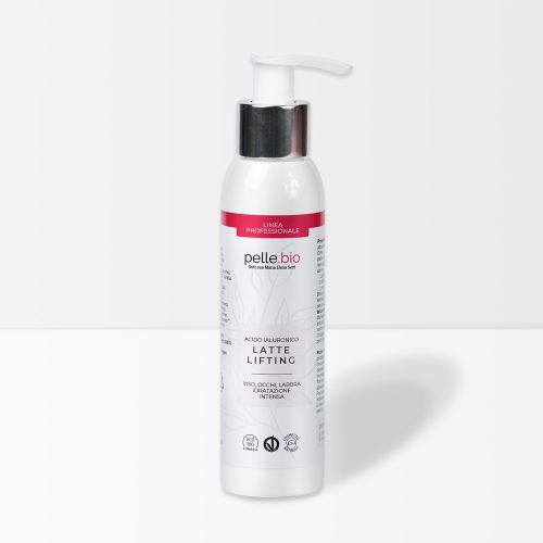 Acido Ialuronico Latte Detergente Lifting Viso Occhi Labbra 125 ml PelleBio
