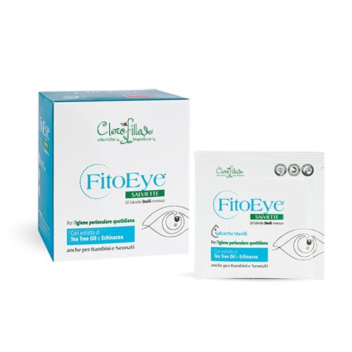 FitoEye Salviette Detergenti e Rinfrescanti per Occhi 20 salviette monouso