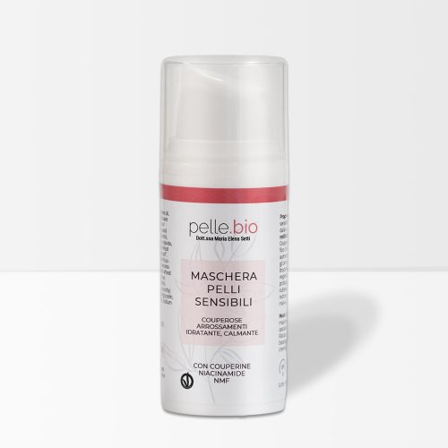 Maschera Viso Pelli Sensibili Couperose Arrossamenti 30 ml PelleBio