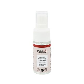 Idrolato Superior di Rosa Biologica Spray Mini Taglia 30 ml PelleBio