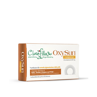 oxysun-compresse-integratore | Clorofilla Erboristeria