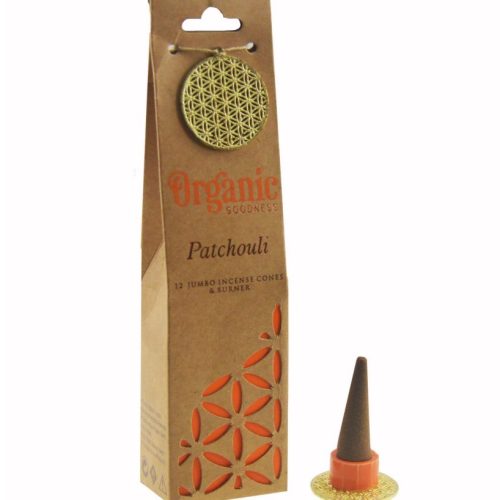 Incenso a Cono con Bruciatore Patchouli 12 coni