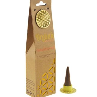 Incenso a Cono con Bruciatore Sandal Wood 12 coni