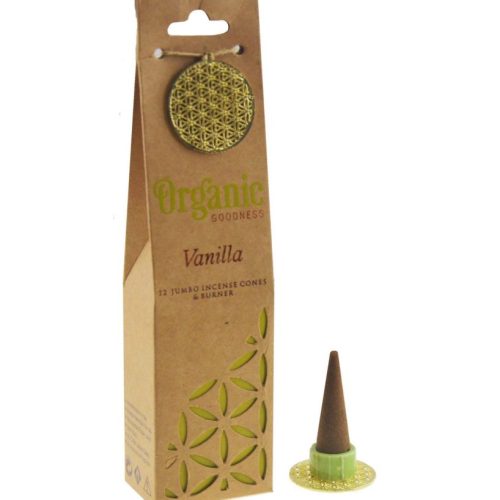 Incenso a Cono con Brucatore Vanilla 12 coni