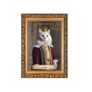 Gli AntenaTea Il Re Tè in foglia 50 grammi con Dosatore in acciaio dorato e Cartiglio