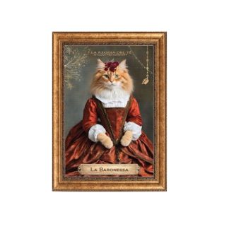 Gli AntenaTea La Baronessa Tè in foglia 60 grammi con Dosatore in acciaio dorato e Cartiglio