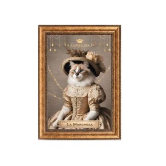 Gli AntenaTea La Marchesa Tè in foglia 50 grammi con Dosatore in acciaio dorato e Cartiglio