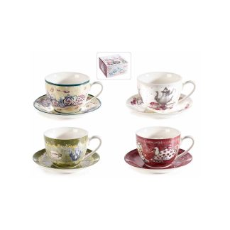 Tazza da Tè con piattino tema Alice nel paese delle meraviglie