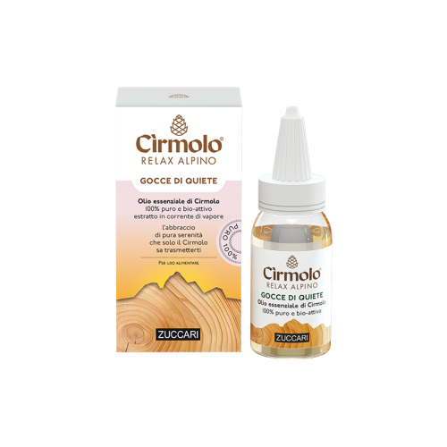 Cirmolo Olio Essenziale 100% puro Gocce di Quiete 10 ml
