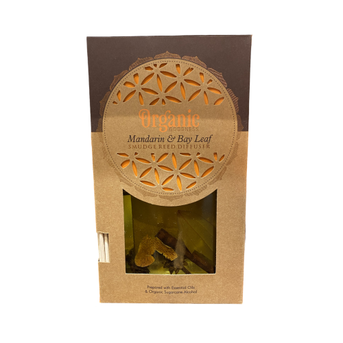 Diffusore con Bastoncini Mandarino e foglie di Alloro 150 ml