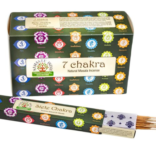 Incenso Namastè India 7 Chakra 12 bastoncini