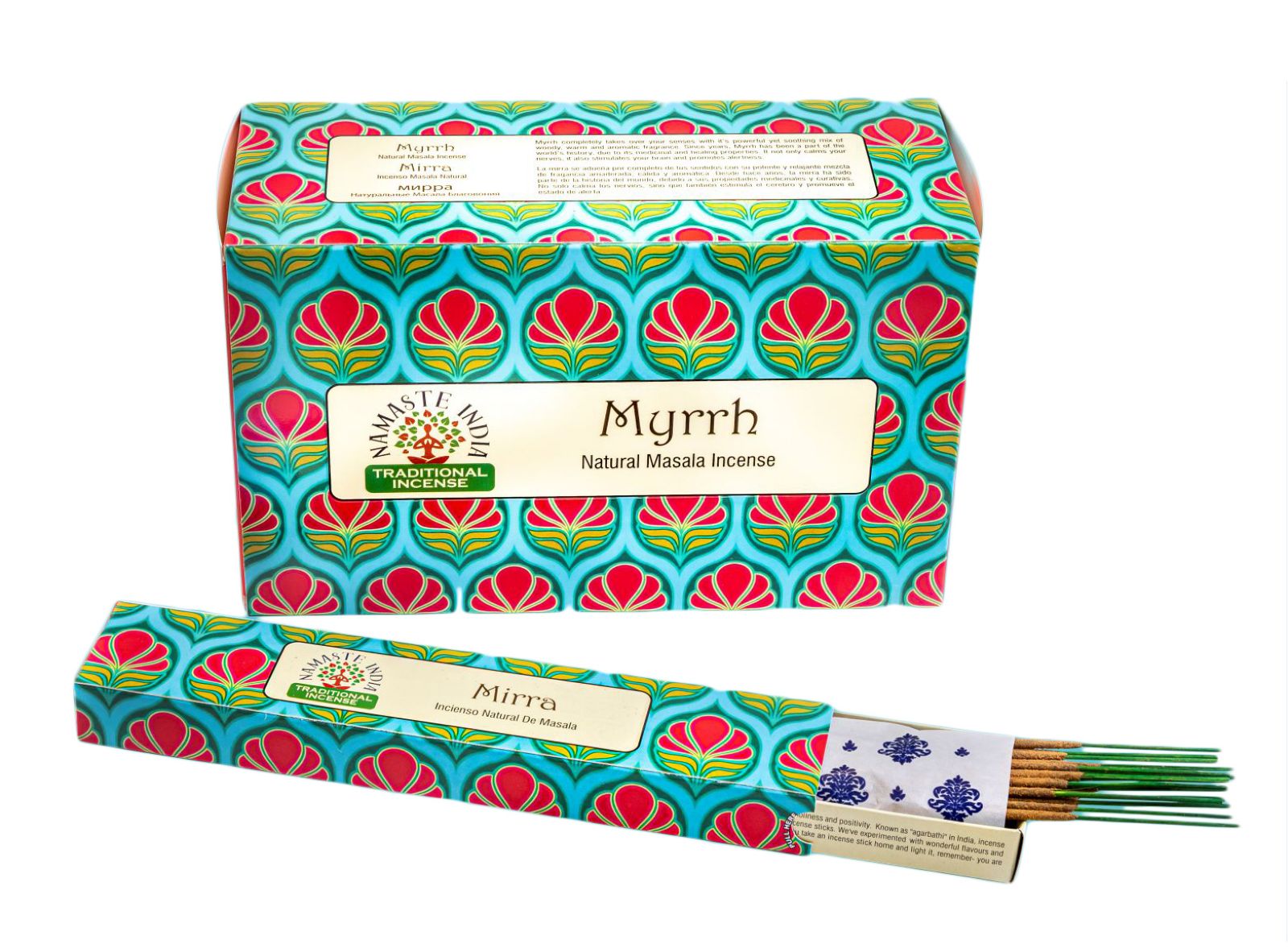 Incenso Namastè India Mirra 12 bastoncini