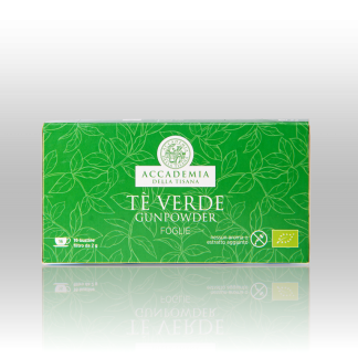 Tè Verde Gundpowder Bio 16 bustine filtro