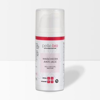 Maschera Viso Anti-age Omega 3-6 Vitamine C-E 30 ml PelleBio