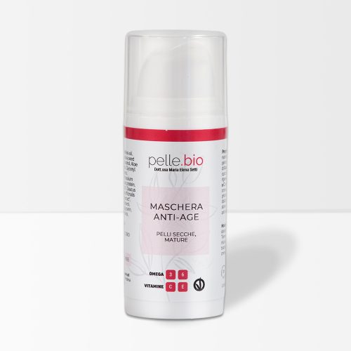 Maschera Viso Anti-age Omega 3-6 Vitamine C-E 30 ml PelleBio