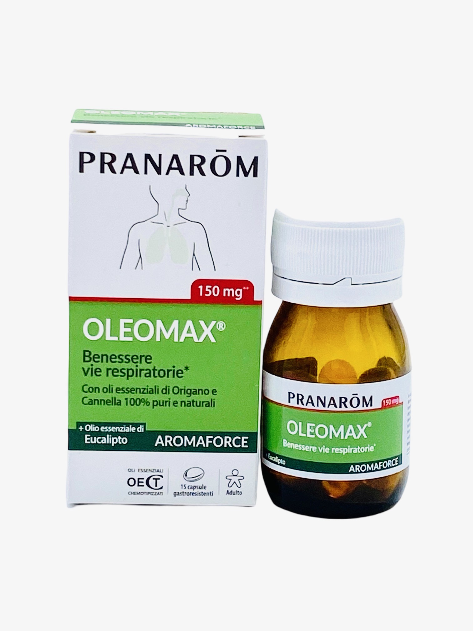 OleoMax Benessere Vie Respiratorie 15 capsule