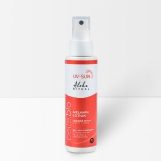UV SUN Aloha Ritual Melanin Lotion Mix Antiossidante Spray Viso e Corpo 100 ml Pelle Bio