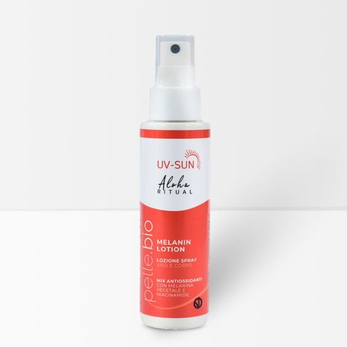 UV SUN Aloha Ritual Melanin Lotion Mix Antiossidante Spray Viso e Corpo 100 ml Pelle Bio