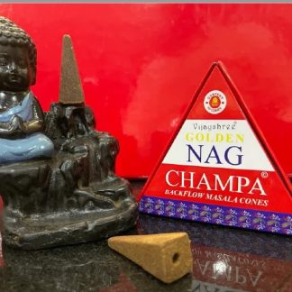 Incenso BackFlow Nag Champa 10 Coni