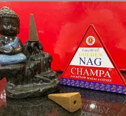 Incenso BackFlow Nag Champa 10 Coni