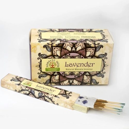 Incenso Namastè India Lavanda 12 bastoncini
