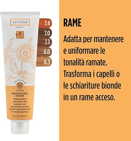 Maschera Capelli Riflessante Color Rame 150 ml - immagine 2