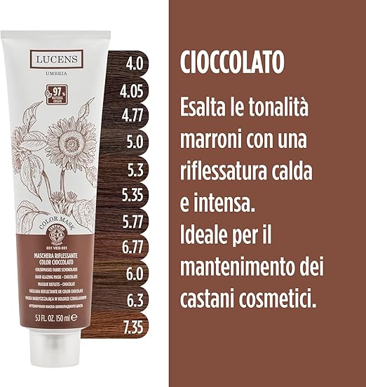 Maschera Capelli Riflessante Color Cioccolato 150 ml - immagine 2