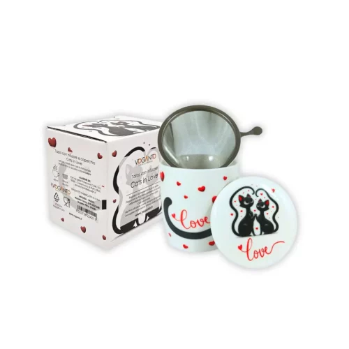 Tazza con Infusore Cats in Love