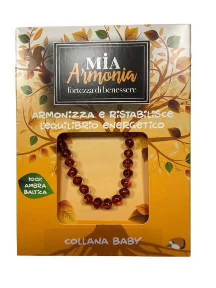 Collana di Ambra Baltica Fatta a Mano Baby