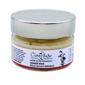 Scrub Viso Bio Pelle Secca e Sensibile 100 ml