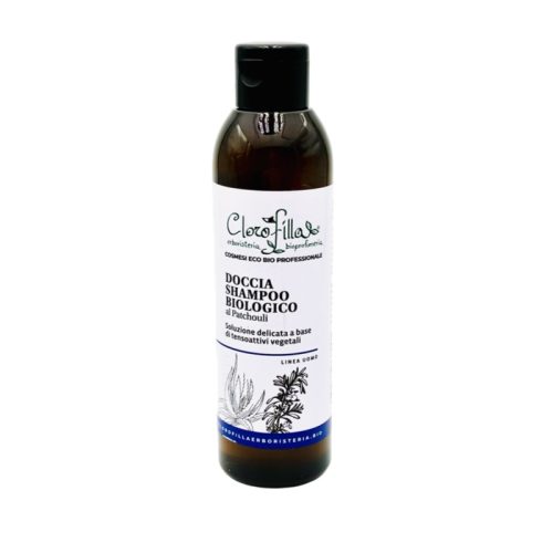 Uomo Doccia Shampoo Biologico al Patchouli 200 ml