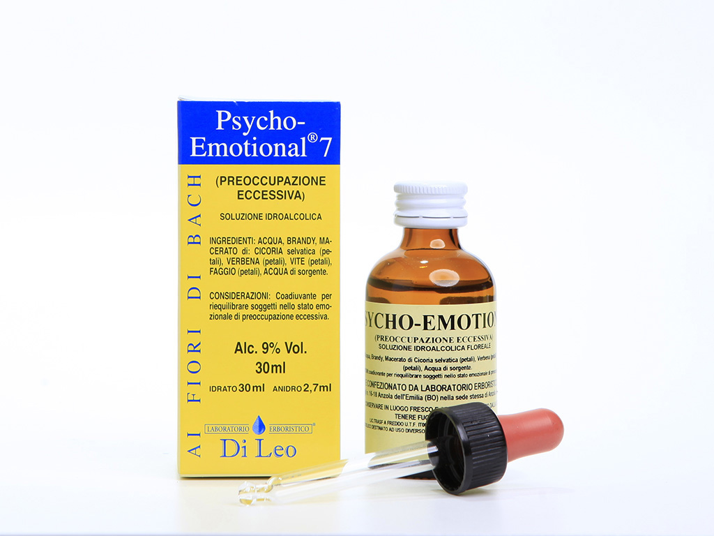 Psyco Emotional 7 PREOCCUPAZIONE ECCESSIVA Miscela Fiori Bach 30 ml
