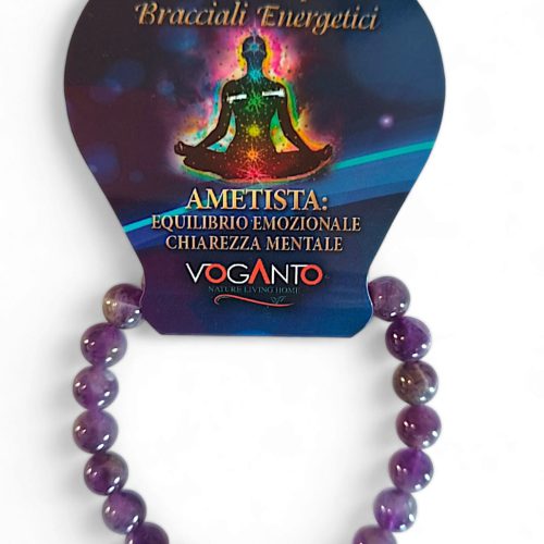 Bracciale Energetico Ametista mm.8