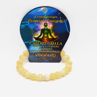 Bracciale Energetico Calcite Gialla mm.8