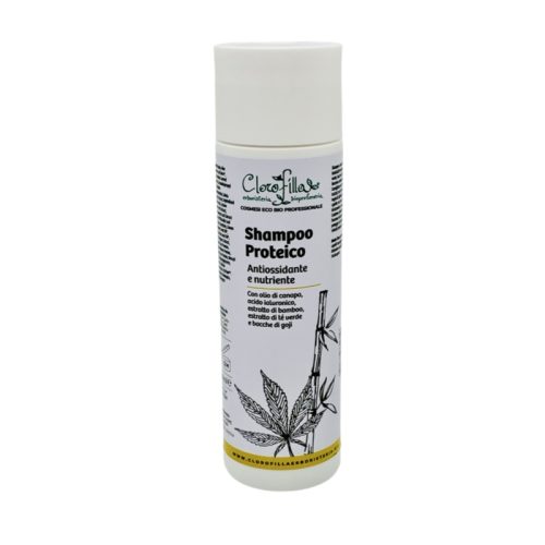 Shampoo Proteico Antiossidante e Nutriente Canapa e Acido Ialuronico 200 ml