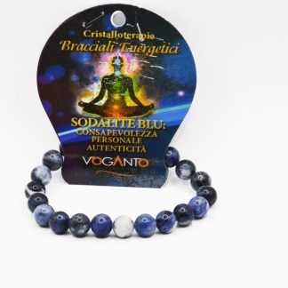 Bracciale Energetico Sodalite Blu mm.8