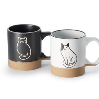 Tazza Gatto Harley Bianca/Marrone o Nera Marrone