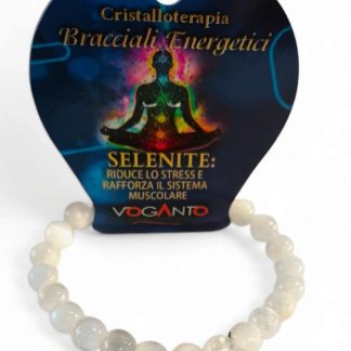 Bracciale Energetico Selenite mm.8