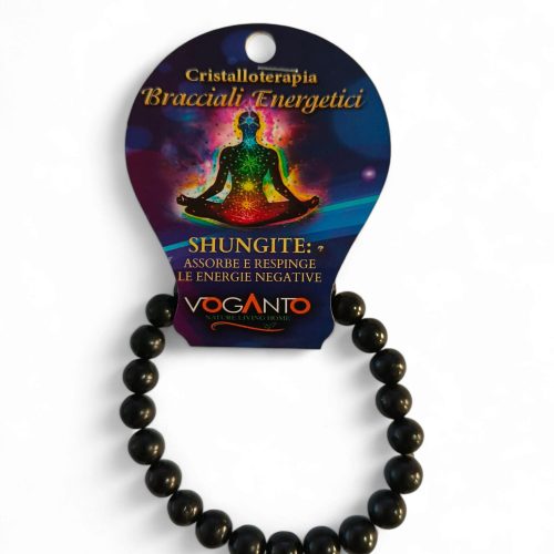 Bracciale Energetico Shungite mm.8
