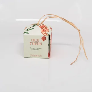 CHICCI D'INVERNO Shampoo e Balsamo Solido Nutriente 2 in 1 50 grammi