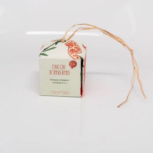 CHICCI D'INVERNO Shampoo e Balsamo Solido Nutriente 2 in 1 50 grammi