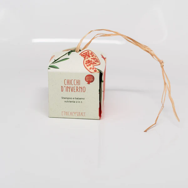 CHICCI D'INVERNO Shampoo e Balsamo Solido Nutriente 2 in 1 50 grammi