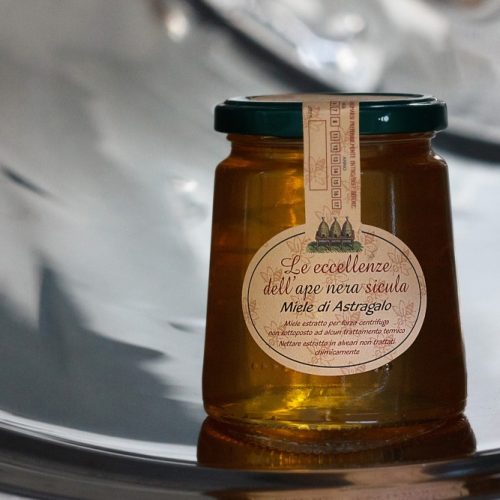 Miele di Astragalo Nebrodensis Ape Nera Sicula 250 grammi