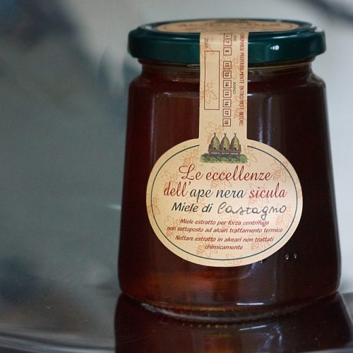 Miele di Castagno Ape Nera Sicula 250 grammi